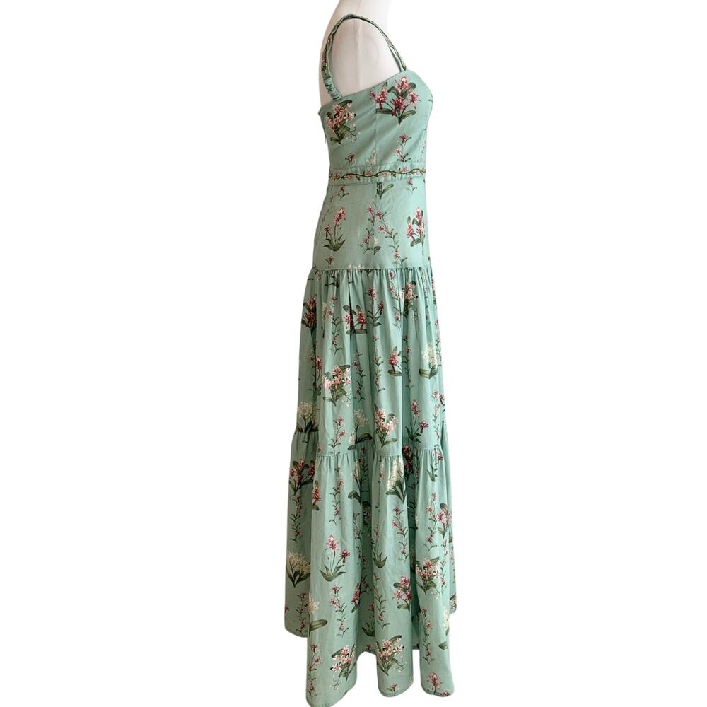 Agua by Agua Bendita Lima Orquidea Maxi Dress Large - Picture 8 of 9